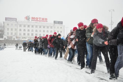 Йо-йо и его представители на плотинке Екатеринбурга